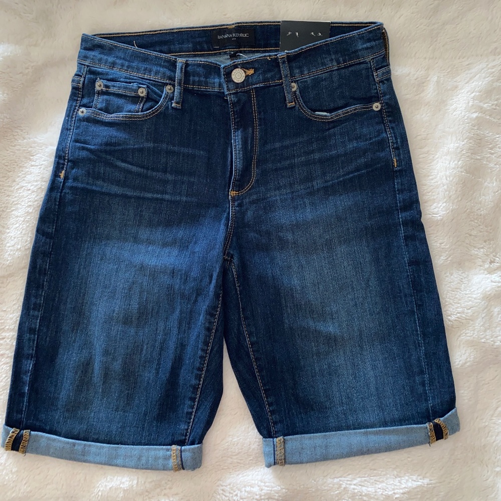 Banana Republic Factory Bermuda Jean Shorts